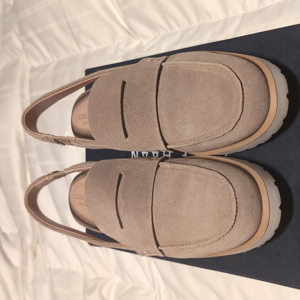 Cole Haan Geneva Lug Sole Sling Back Loafer